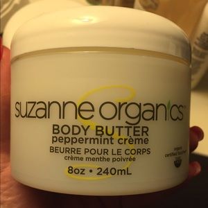 Suzanne Somers organics Peppermint body butter